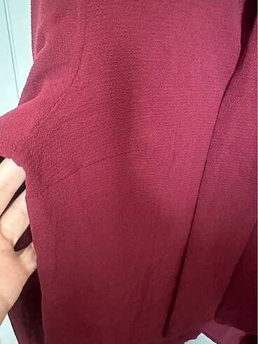 36 Beden bordo Renk Koton gömlek