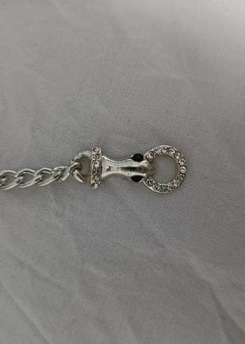 Gri Zincir Detaylı Kadın kolye - Görsel 3