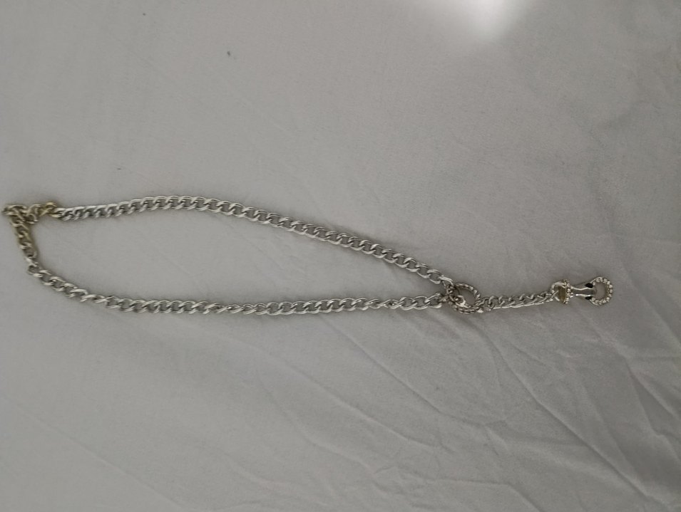 Gri Zincir Detaylı Kadın kolye - Görsel 2