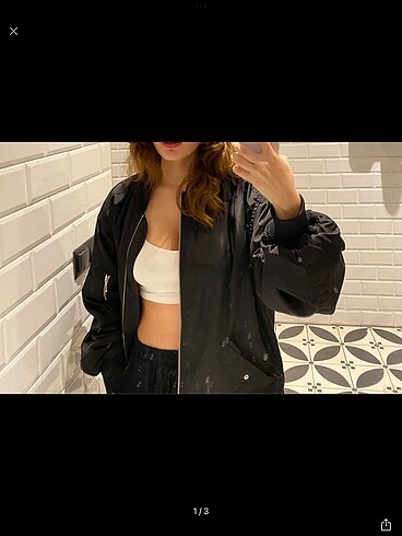 h&m bomber ceket