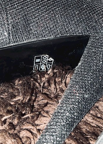 Nine West Siyah Gri Yılan Desenli Topuklu - Görsel 3