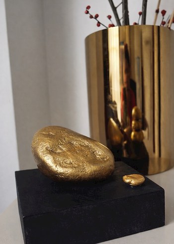 Gold eskitme dekoratif obje - Görsel 2