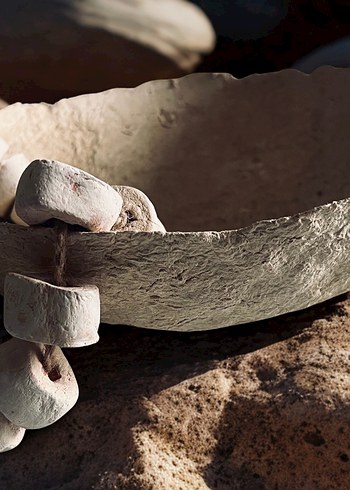 Bohem Tarzda Doğal El Yapımı Kase - Görsel 2