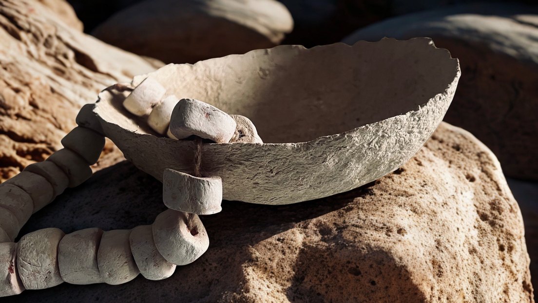 Bohem Tarzda Doğal El Yapımı Kase - Görsel 2