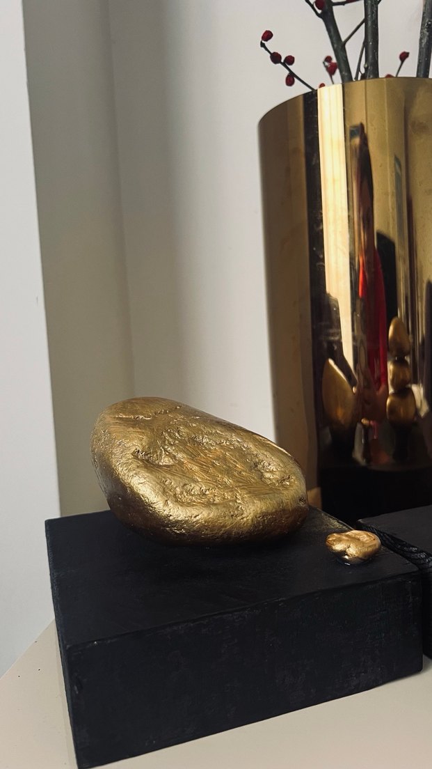 Altın Renkli Dekoratif Taşlar - Görsel 2