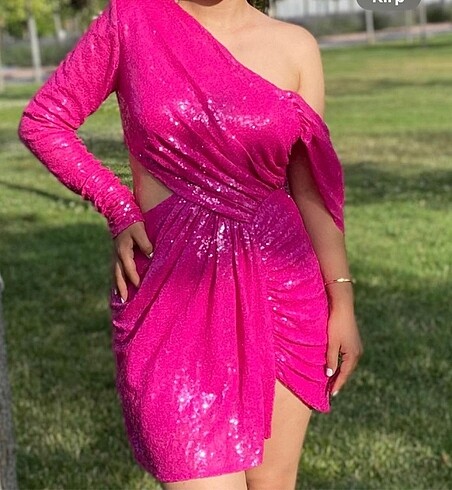 PEMBE İLMİO PAYETLİ MİNİ ABİYE