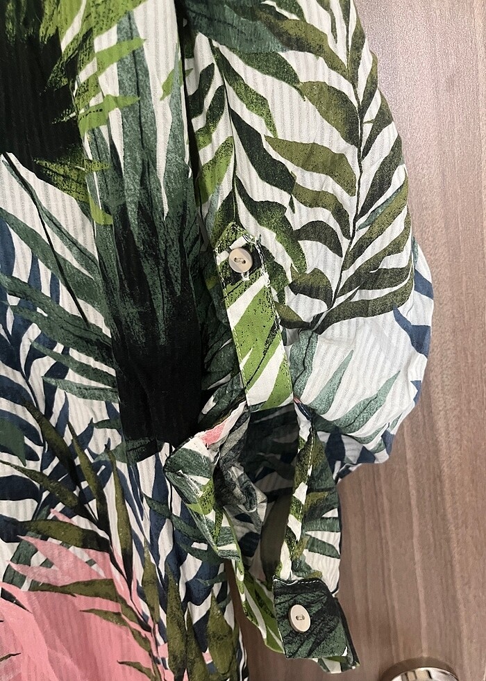 LCW şahane yazlık kumaş uzun gömlek - Görsel 4