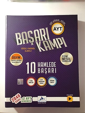 PRF yayınları AYT Başarı kampı