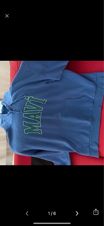 Orijinal mavi sweatshirt