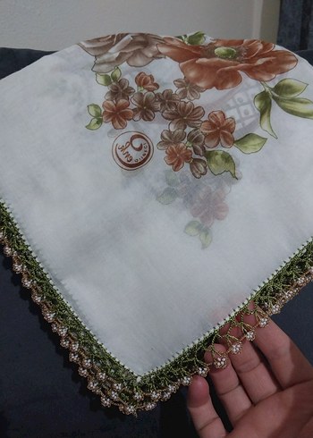 Çiçekli Dantel Detaylı Bohem Kadın yazma - Görsel 4