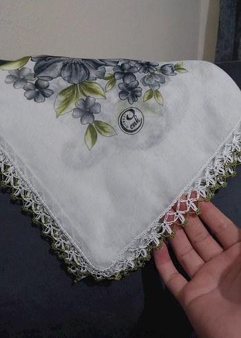 Çiçekli Dantel Detaylı Bohem Kadın yazma - Görsel 5