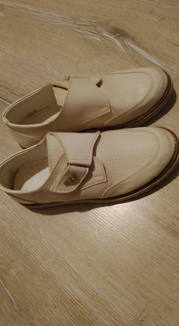 Beyaz Deri Erkek Özel Gün Ayakkabısı - Görsel 4