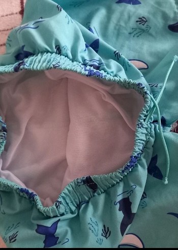 Erkek Çocuk Baskılı Mavi Kolsuz Mayo Takımı - Görsel 3