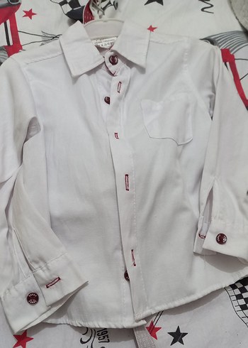 çoçuk erkek gömlek,kot pantolon,papyon,askı takımı - Görsel 2