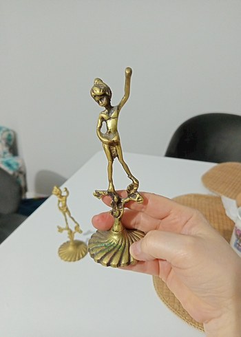 Parlak Altın Renkli Figürinler biblo - Görsel 3