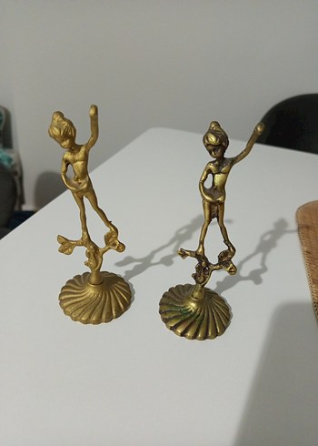 Parlak Altın Renkli Figürinler biblo - Görsel 5