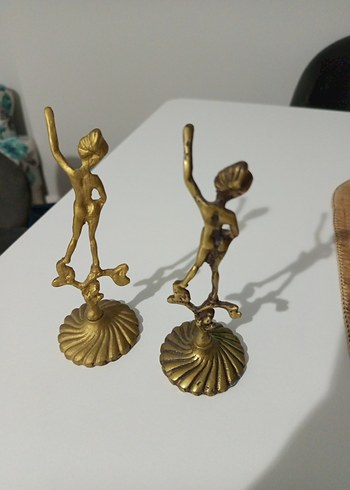 Parlak Altın Renkli Figürinler biblo - Görsel 2