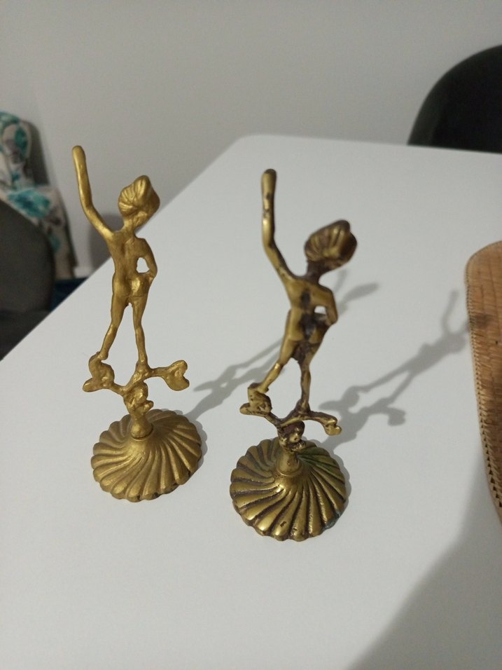 Parlak Altın Renkli Figürinler biblo - Görsel 2