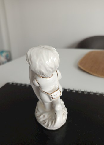 Parlak Beyaz Seramik Figürin - Görsel 7