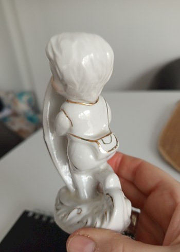 Parlak Beyaz Seramik Figürin - Görsel 8