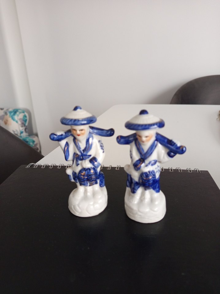 Mavi Renkli Seramik Figürin Seti - Görsel 2