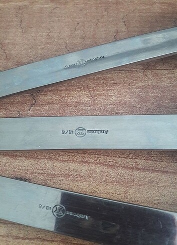 Ambos antika kaşık 3 tane - Görsel 5