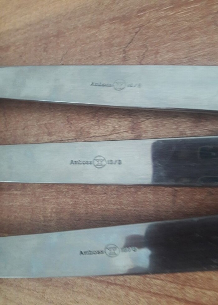 Ambos antika kaşık 3 tane - Görsel 3