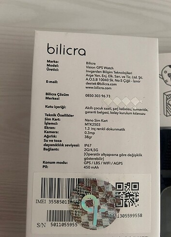  Beden Akıllı çocuk saati