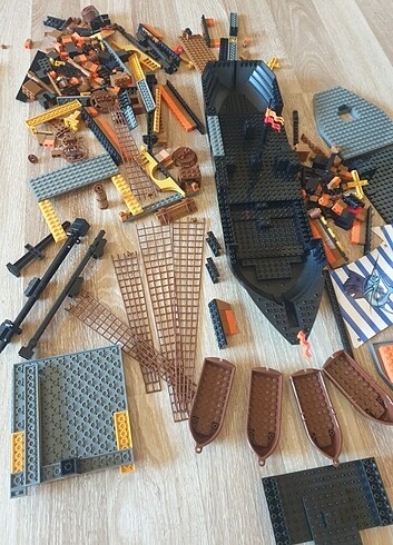 Beden Renk Lego temiz sorunsuz gemi lego butun parcalar fotoda mevcut eksk 