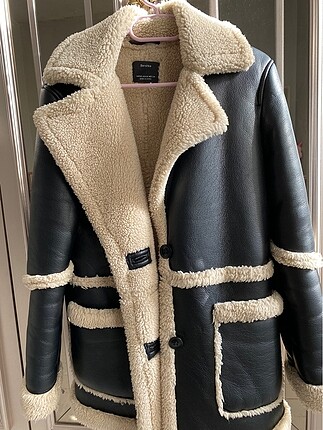 s Beden siyah Renk Bershka biker kaban
