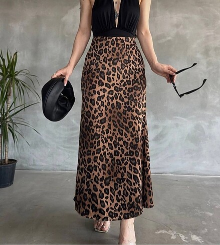 Leopar saten etek