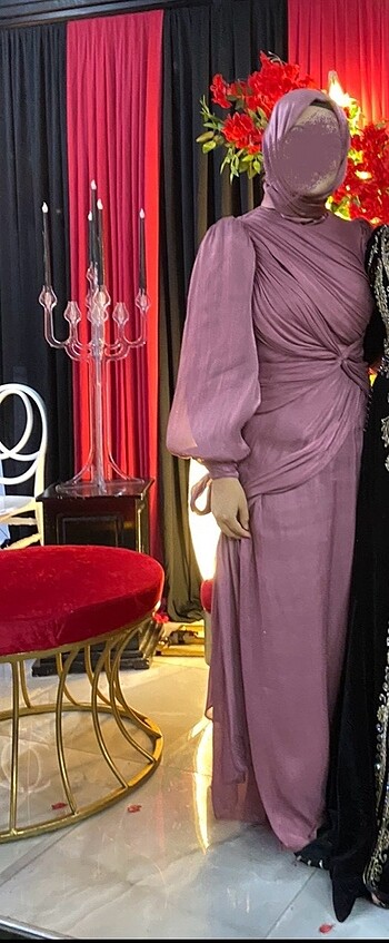Gül kurusu abiye