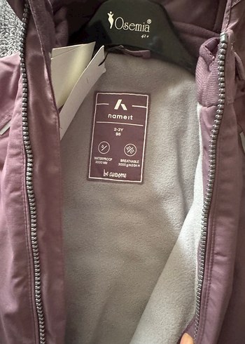 Mor Bebek Kayak Tulumu name ıt 2/3/4 yaş sıfır - Görsel 4