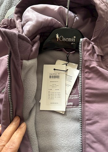 Mor Bebek Kayak Tulumu name ıt 2/3/4 yaş sıfır - Görsel 2