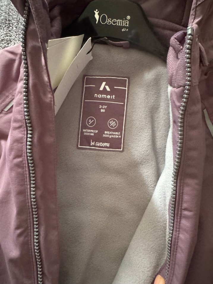 Mor Bebek Kayak Tulumu name ıt 2/3/4 yaş sıfır - Görsel 4