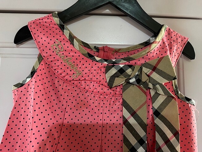 Burberry Burberry elbise 6 yaş somon rengi