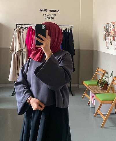 Armine Antrasit x poplin takım