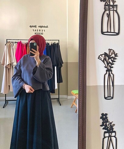 Antrasit x poplin takım