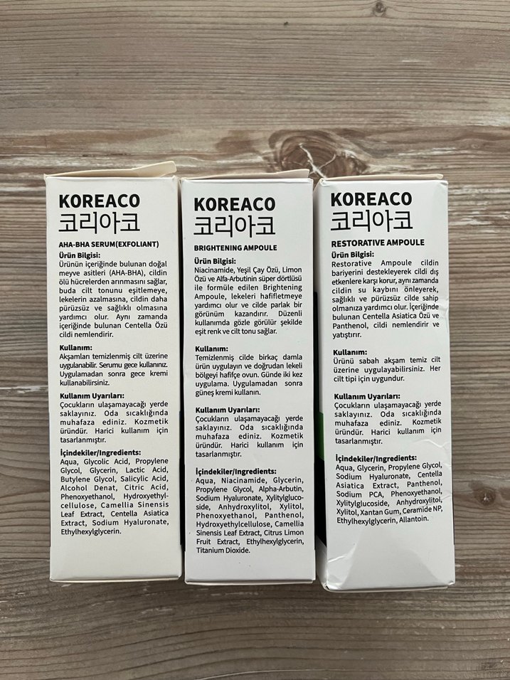 Koreaco cilt serumu 3 lü - Görsel 2