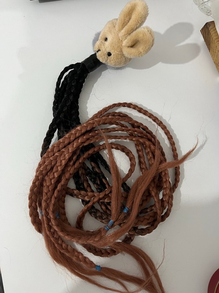 Kask aksesuarı Örgülü Saç - Görsel 3