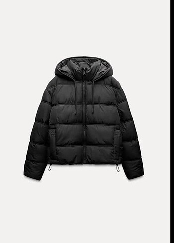 Zara suya dayanıklı şişme mont