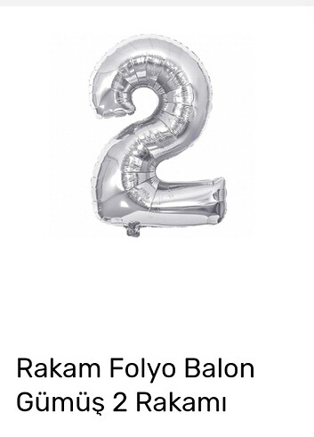  RAKAM FOLYO BALON 