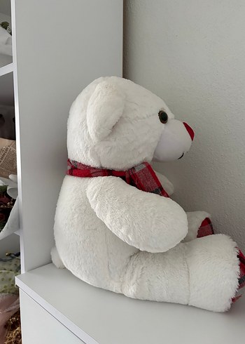 Beyaz Peluş Ayı Oyuncak - Görsel 2
