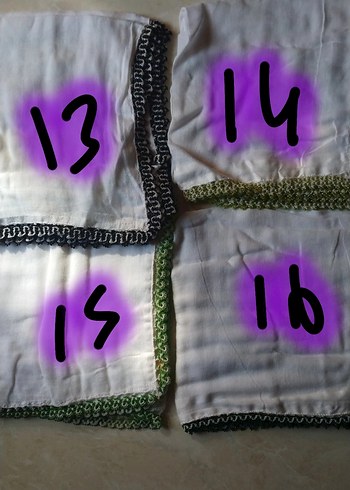 Kenarlı Beyaz Kadın Eşarp - Görsel 5