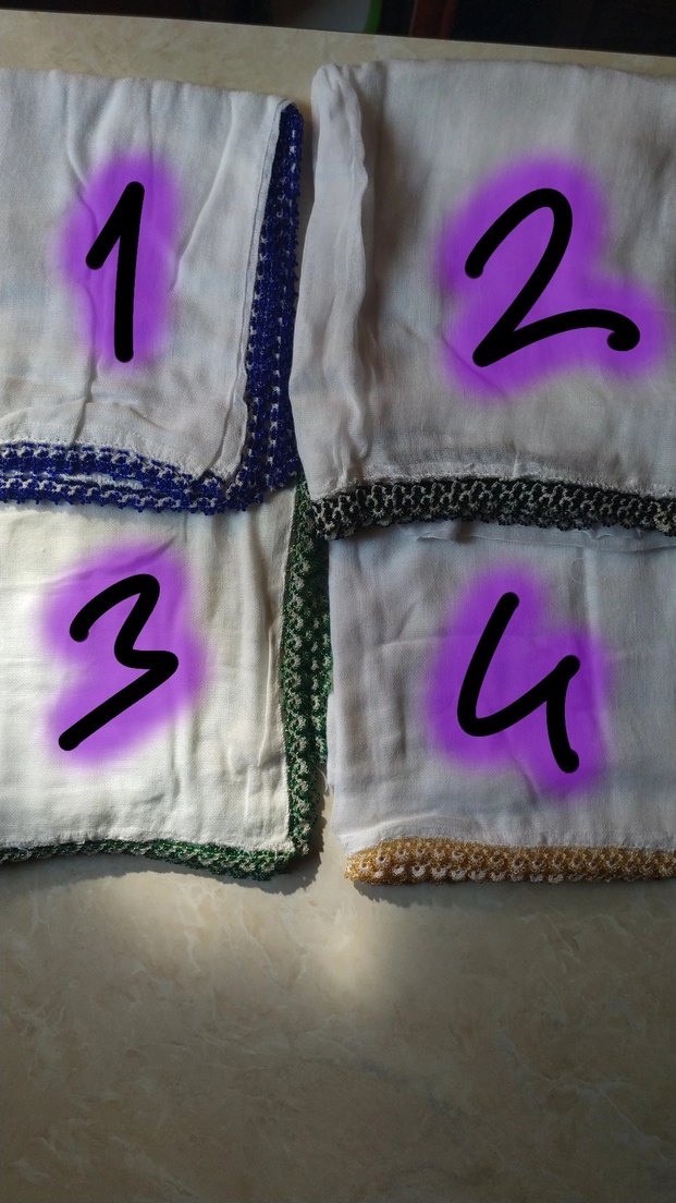 Kenarlı Beyaz Kadın Eşarp - Görsel 2