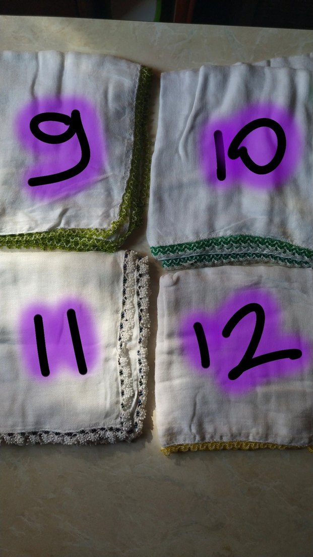 Kenarlı Beyaz Kadın Eşarp - Görsel 4