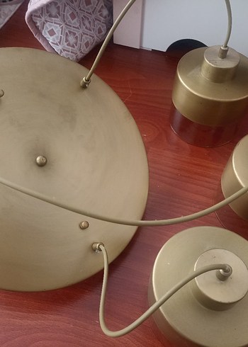 Bej Üçlü Sarkıt Avize - Görsel 6