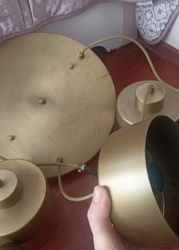 Bej Üçlü Sarkıt Avize - Görsel 9