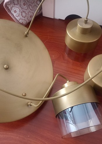 Bej Üçlü Sarkıt Avize - Görsel 7