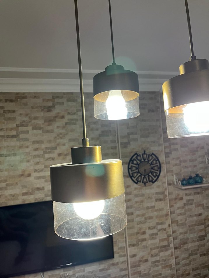 Bej Üçlü Sarkıt Avize - Görsel 3